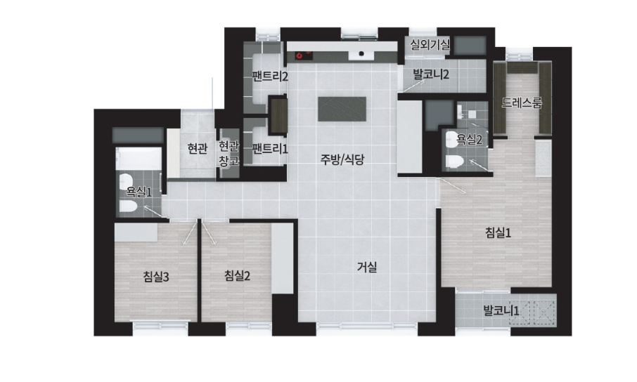 84㎡A 평면도
